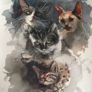 Dibujos personalizados en acuerela